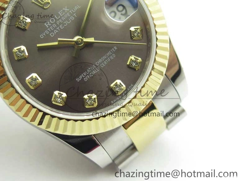 YG SS Maker 278273 Dial Diamonds YG Bracelet Datejust 31mm Best Gray Edition SS BP on Oyster 0127